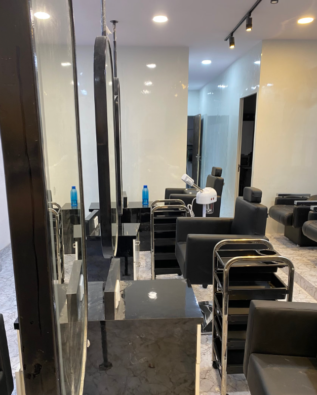 Styling chairs and mirrors at Hairways