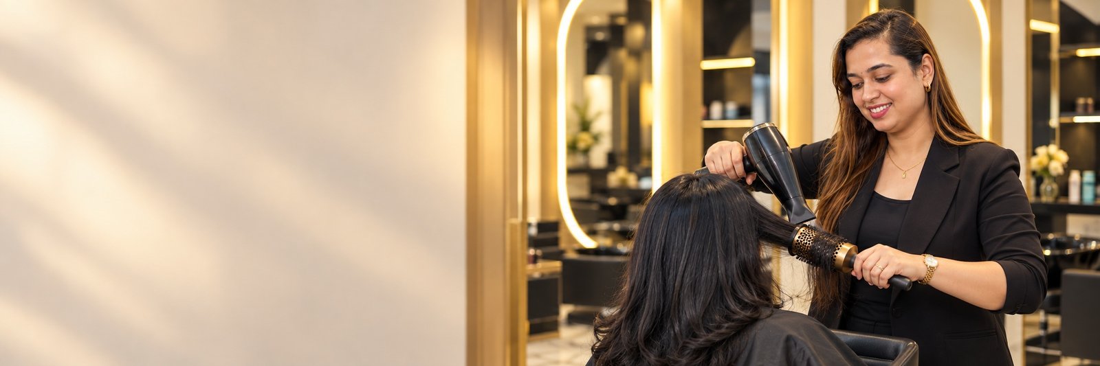 The reception at Hairways Unisex Family Salon
