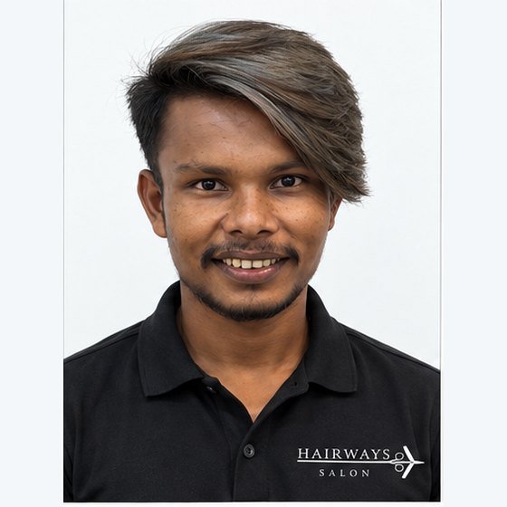 A member of the team at Hairways Unisex Family Salon