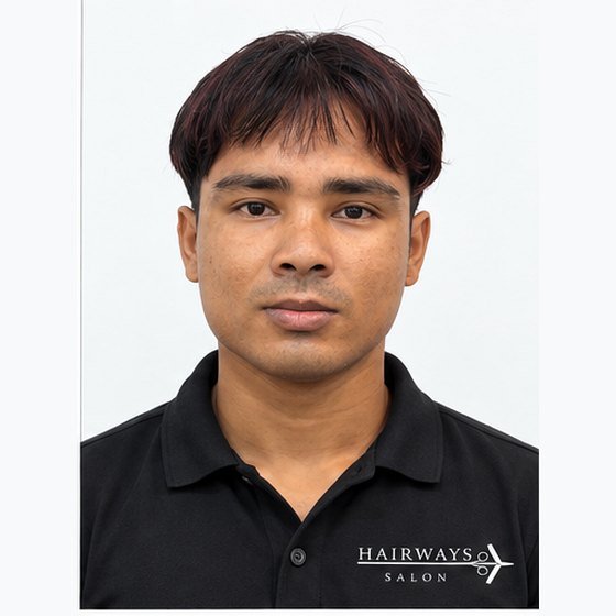 A member of the team at Hairways Unisex Family Salon