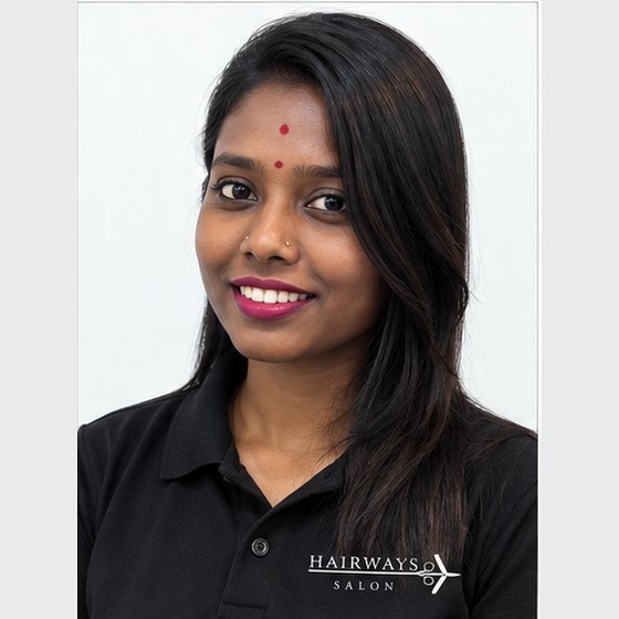 A member of the Hairways team