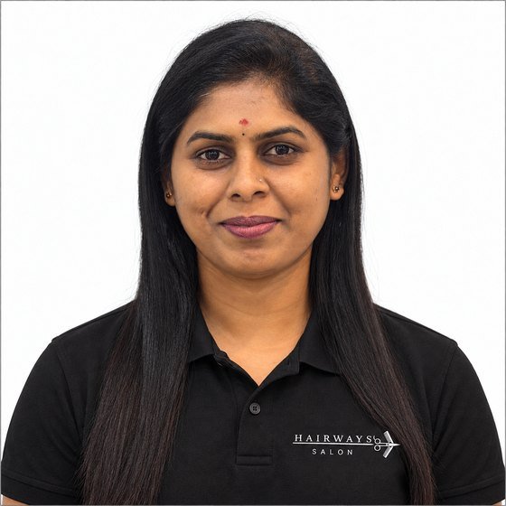 A member of the team at Hairways Unisex Family Salon