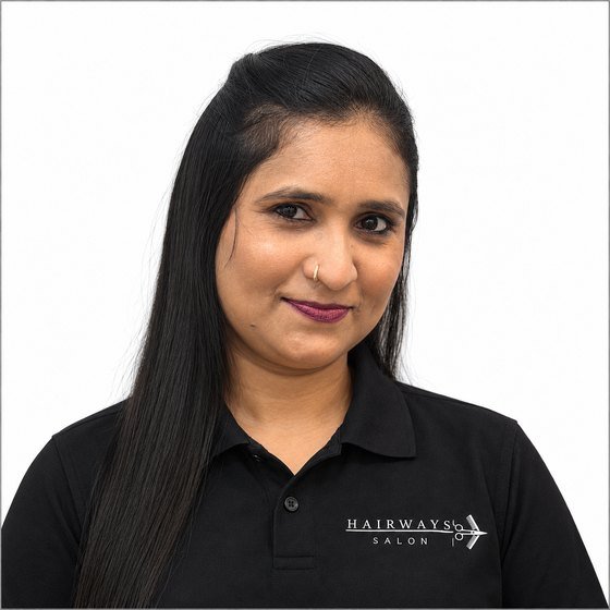 A member of the Hairways team